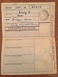 Wartime ID card